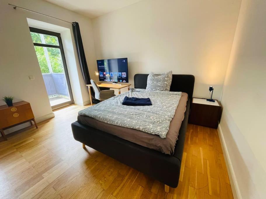 Charmante Wohnung Im Gruenen Leipzig Exteriör bild
